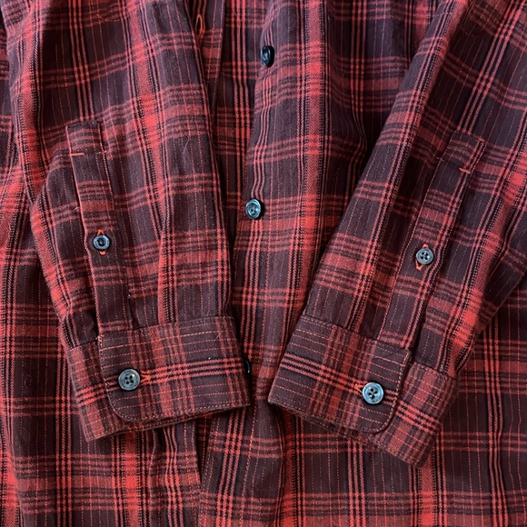 Northface women’s long sleeve plaid flannel - Picture 4 of 5